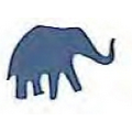 Mylar Shapes Elephant (2")